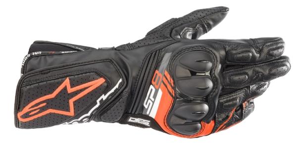 yKwOɎdlmFzSP-8 v3 LEATHER GLOVE [1030 BLACK RED FLUO] M