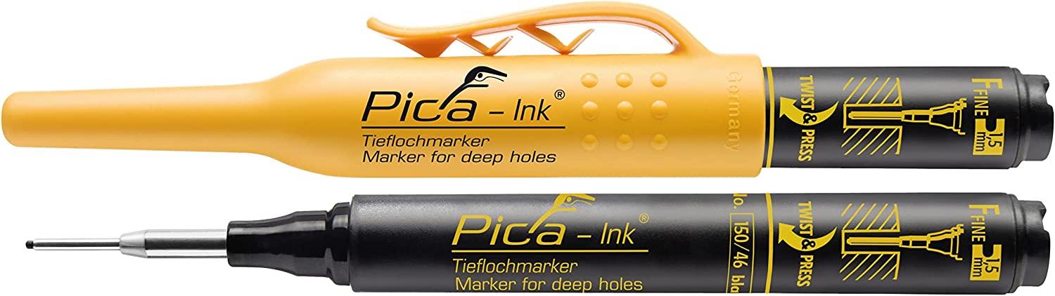 ECJOY!】 Pica Marker社 ピカマーカー Ink “Deep Hole Marker” 深穴インクマーカー 赤 (15040  6619)【特価￥942～】