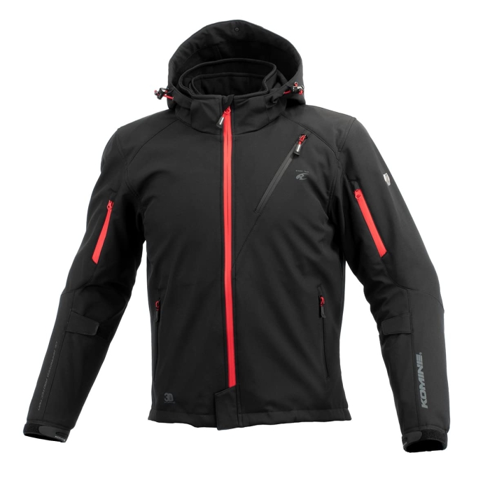 JK-5792 Protect Softshell W-Parka-IFU 07-5792 Neo Black/Red 5XLB