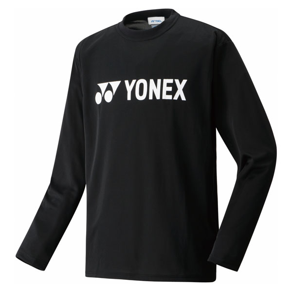 ECJOY!】 YONEX ヨネックス ユニ ロングスリーブＴシャツ 品番：１６１５８ カラー：ブラック（００７） サイズ：Ｌ【特価￥2,314】