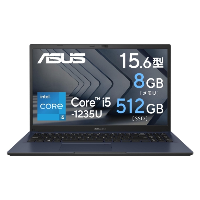 B1502CBA-BQ0369X ASUS ExpertBook B1 B1502CBA Windows 11 Pro 15.6^iC`j Core i5 8GB SSD 512GB 1920~1080 WebJL Bluetooth v5.1 Office 1.6`2.0kg ubNn ASUS GCX[X