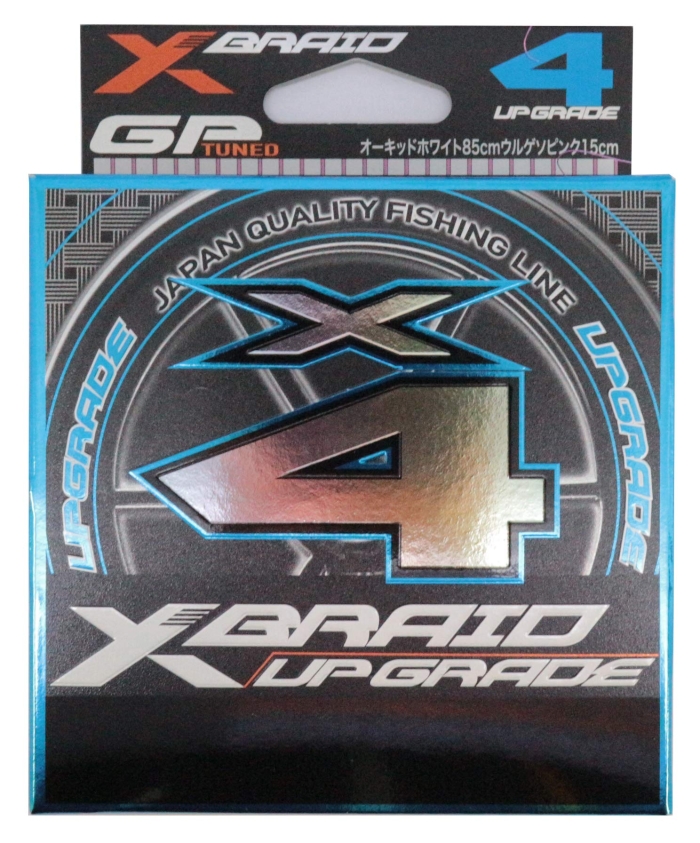XBRAID JAPAN X-BRAID UPGRADE X4 3COLOR 180m 0.6 12lb GbNXuCh(X-Braid)
