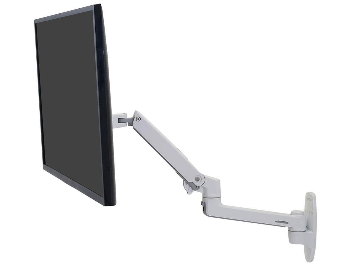 LX WALL MOUNT LCD ARM BRIGHT WHITE