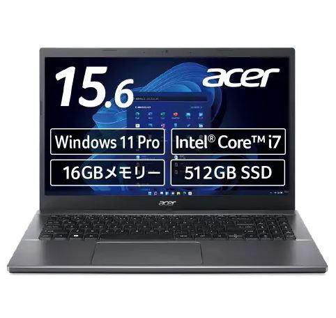 EX215-55-H76Y ACER Extensa 15 Windows 11 Pro 15.6^iC`j Core i7 16GB SSD 512GB 1920~1080 WebJL Bluetooth v5.0 Office 1.6`2.0kg O[n ACER GCT[