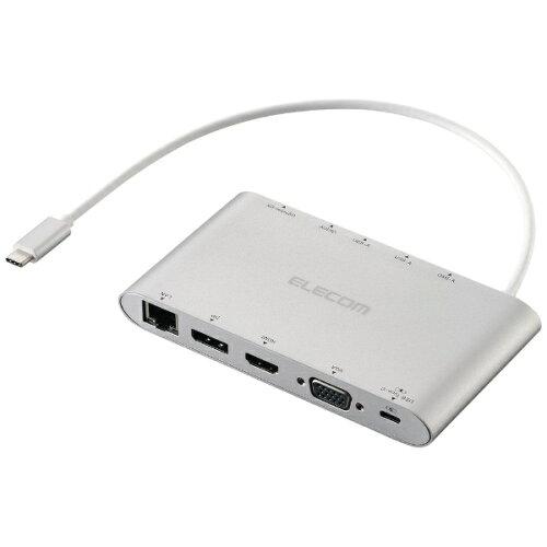 DSTC28SV [USB-C IXX J[hXbgx2 / HDMI / DisplayPort / VGA / LAN / 3.5mm / USB-Ax3 / USB-C] USB PDΉ 85W hbLOXe[V  Vo[ DST-C28SV [USB Power DeliveryΉ]