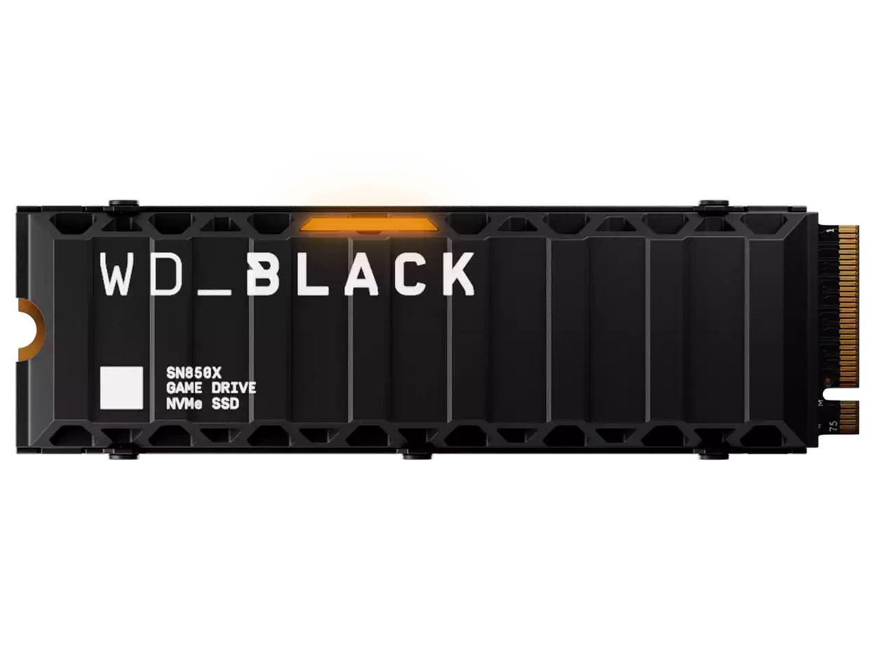 WD_BLACK SN850X NVMe SSD - 4TB With Heatsink(WDS400T2XHE)