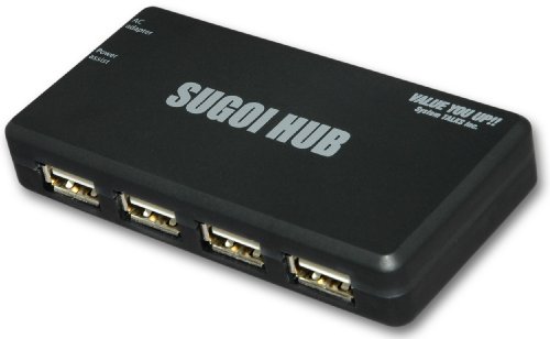 SUGOI HUB4XV[Y ubN (USB2-HUB4X-BK)