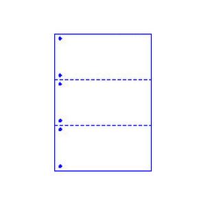 ECJOY!】 トヨシコー ノーカーボン レーザープリンター用紙 #60 3分割