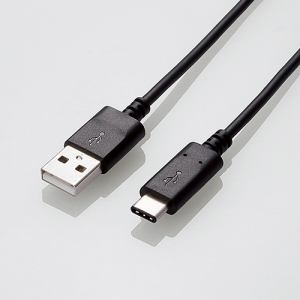 U2C-AC40NBK [4m ubN] USB2.0P[u/A-C^Cv/Fؕi/4.0m/ubN(U2C-AC40NBK) ELECOM GR