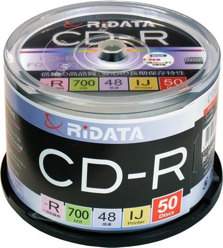 RiTEK CD-R f[^p 50pbN CD-R700WP~50CK C