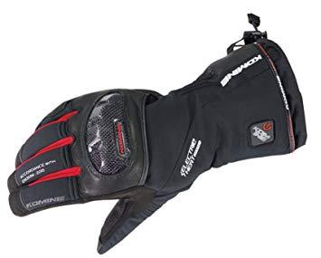 R~l EK-200 Carbon Protect E-Gloves Black/Red M KOMINE(R~l)