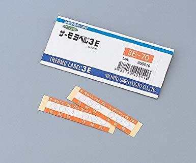 ECJOY!】 日油技研工業 サーモラベル(R)3Eシリーズ(不可逆/3点式) 20枚