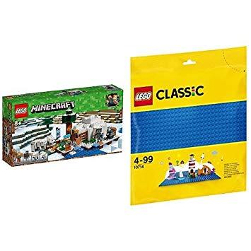 Ecjoy ホッキョクノイグルー Lego レゴ マインクラフト 北極のイグルー