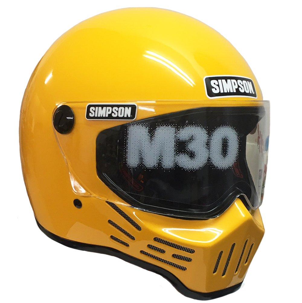 ECJOY!】 SIMPSON シンプソン シンプソンヘルメット SIMPSON M30 イエロー 61 7-5/8  3305196100【特価￥53,781～】