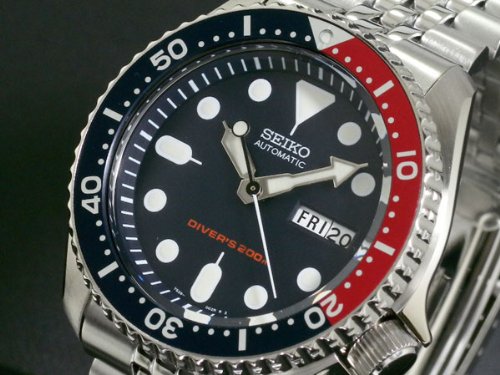 ECJOY!】 [逆輸入版] セイコー SEIKO ダイバー 腕時計 ネイビーボーイ SKX009KD 国内モデル