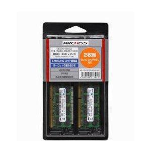 AS-1333D3N-4G-S(X2) [SODIMM DDR3 PC3-10600 4GB 2g] AS-1333D3N-4G-S (X2) ARCHISS