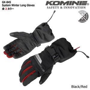 GK-845 SYSTEM W LONG GLV BLK/Red M i:06-845/BK /RD/M R~l(Komine)