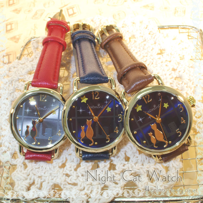 明快 予備 月 文字 盤 可愛い 腕時計 Youkan Jp